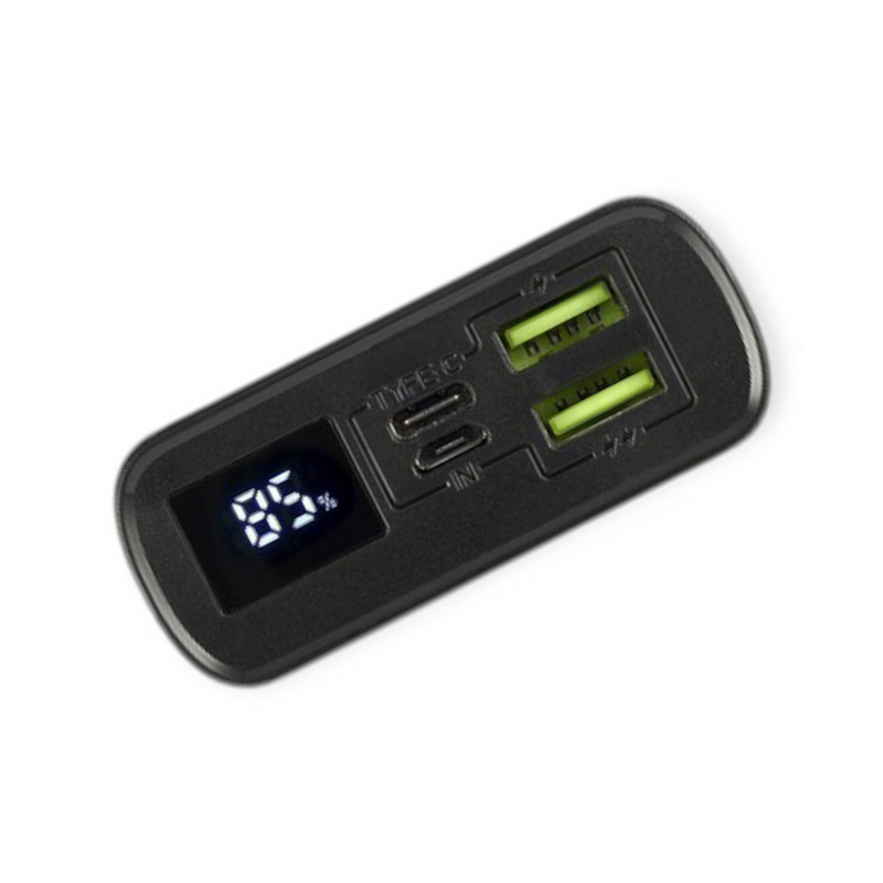 Повербанк 20000 mAh, 2 USB выход, заряд через MicroUSB, Type-C, индикатор заряда 343950 Мукачево - изображение 4