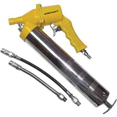 Шприц для смазки Airkraft пневматический с гибким шлангом 12