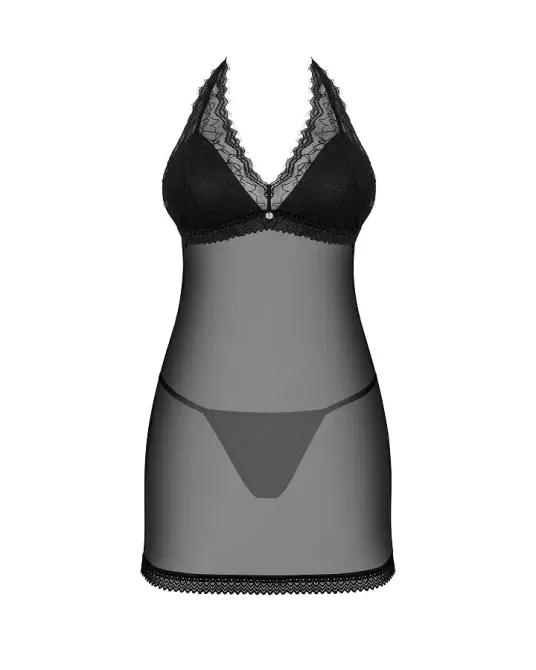 Пеньюар Obsessive Medilla chemise & thong XL/2XL Львів - фото 3
