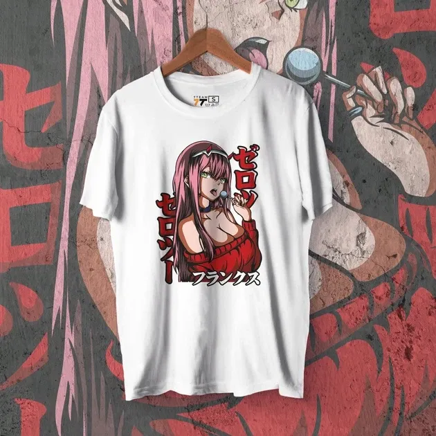 Футболка для подростка мальчика с принтом Zero Two WE Размер 160 Anime10585 Днепр - изображение 1