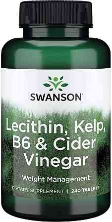 Lecitin Kelp B-6 Cider Vinegar 240 tabs Луцьк