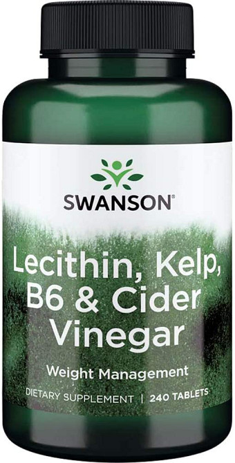 Lecitin Kelp B-6 Cider Vinegar 240 tabs Луцьк - фото 1