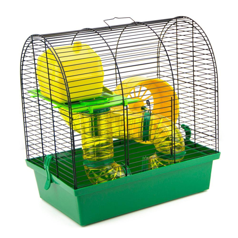 Клітка для гризунів Бунгало 2 Люкс металева з аксесуарами (33.5 х 23 х 36.5 см), Лорі Вінниця - фото 1