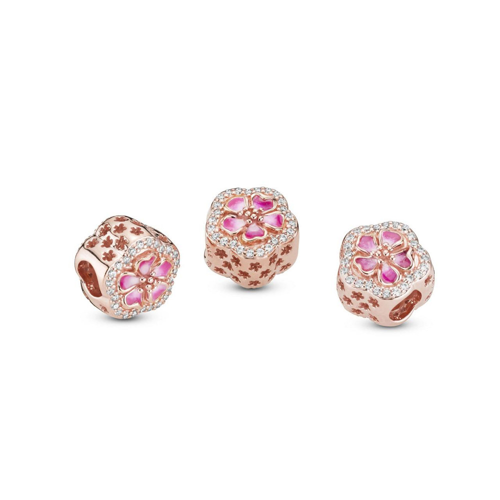 Срібна намистина Пандора  "Персиковий колір"   788079CZ MasterSem Київ - фото 3