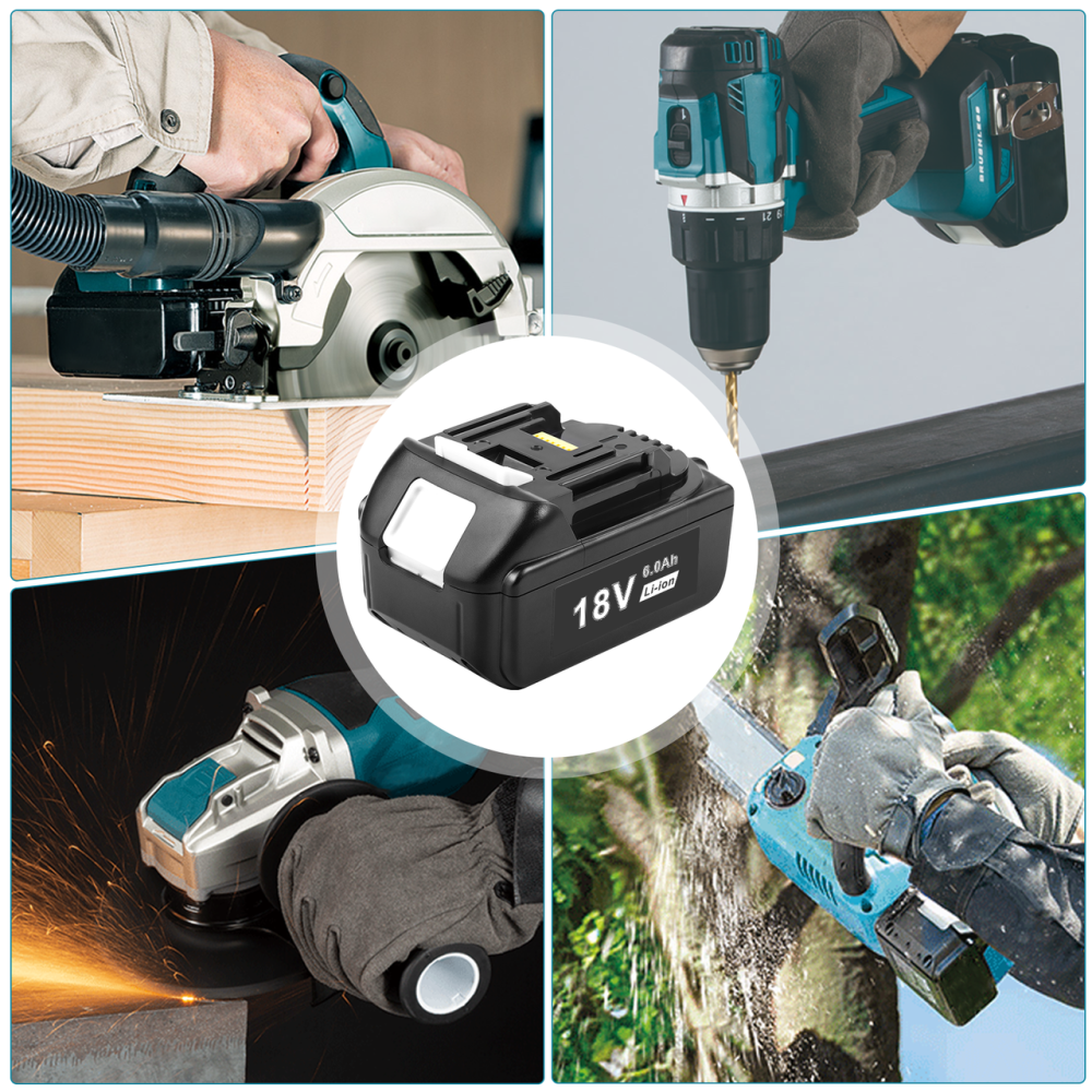 Акумулятор Makita BL1860B 18В 6Ач для дрелей і шуруповертів Київ - фото 8