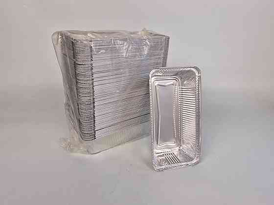 Прямокутний контейнер із харчової алюмінієвої фольги 900 мл SP62L100 штук (NEW) (1 пачка) Харків