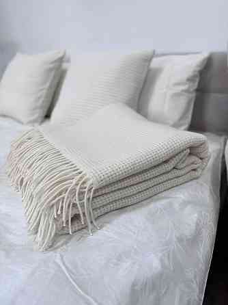 Vladi Плед Vladi 140x200 см вовняний 100% Новозеландський білий Коломия