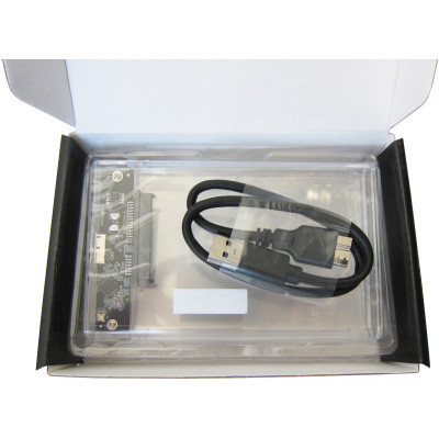 Кишеня зовнішня Dynamode 2.5&quot; SATA HDD/SSD USB 3.0 Transparent (DM-CAD-25316) Вінниця - фото 5