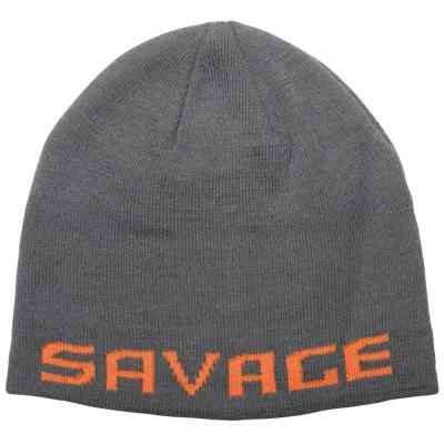 Шапка Savage Gear Logo Beanie One size Rock Grey/Orange (1854.19.26) Винница