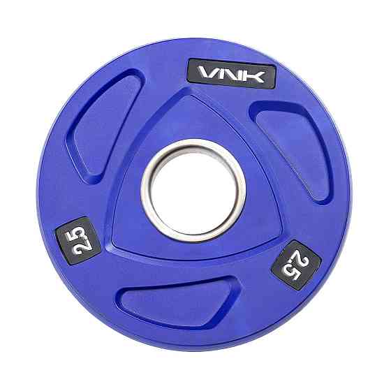 Диск для штанги VNK PRO металевий спортивний диск для силових тренувань і фітнесу 2,5 кг (1 шт) Київ