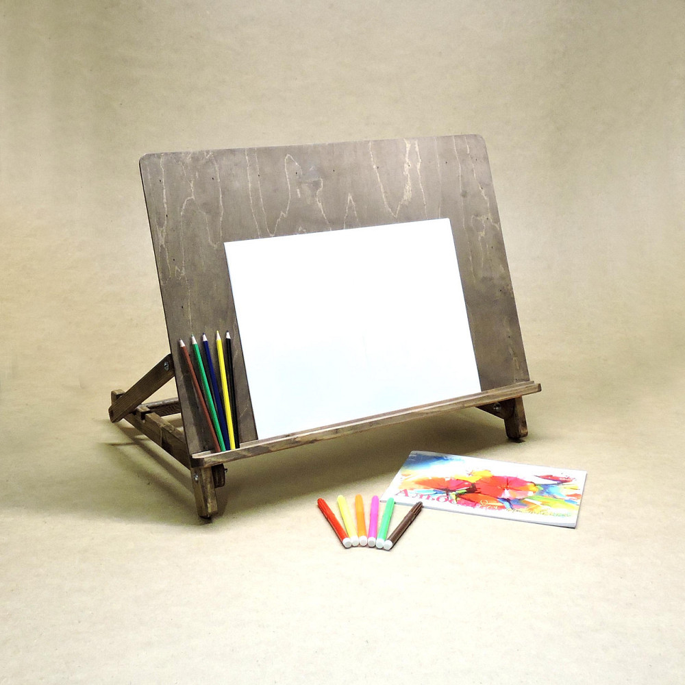 Мольберт "Моне А2 капучино" настільний розкладний Миколаїв - фото 1