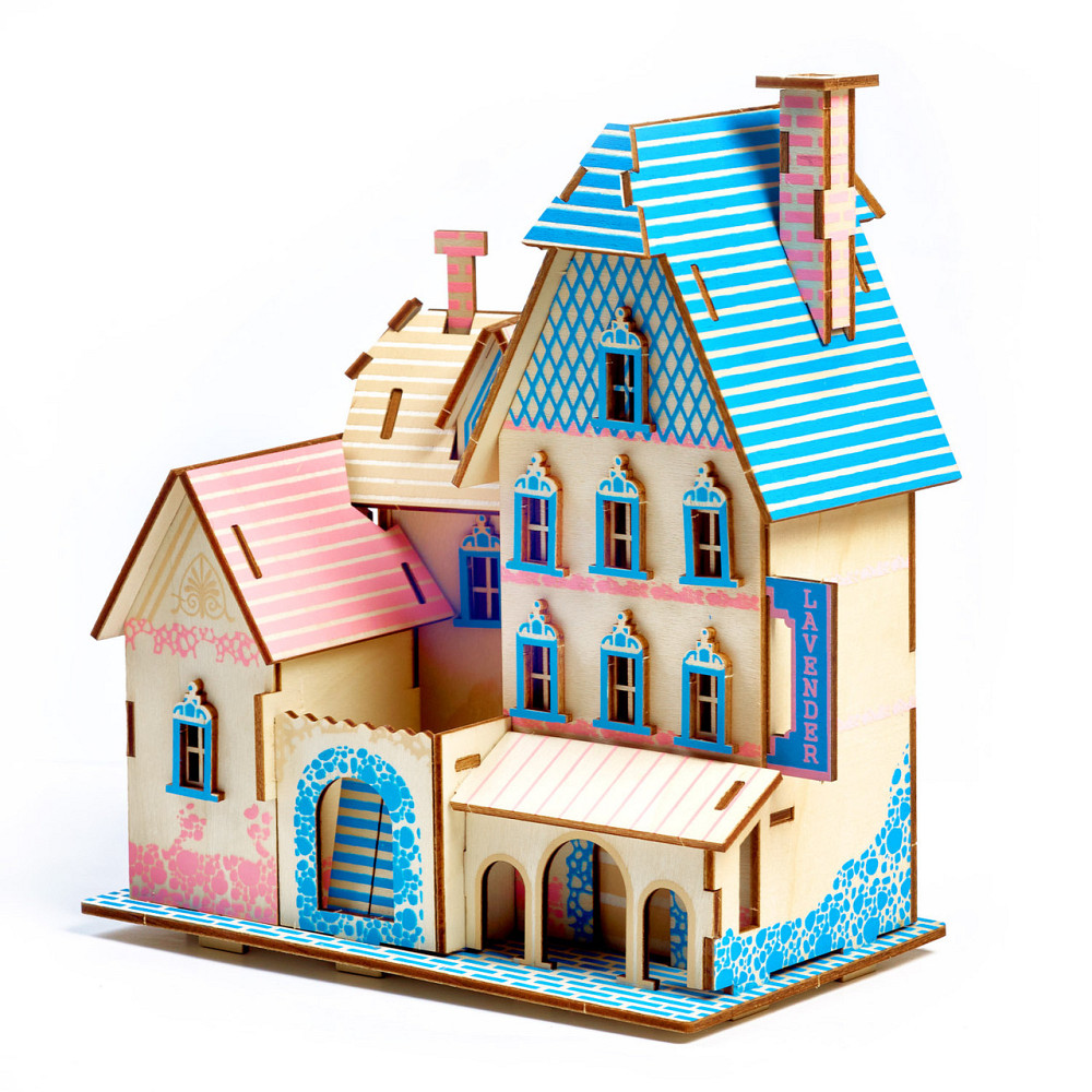 Дерев'яні 3D пазли . Тривимірний конструктор-головоломка 21 см * 16 см * 23 см Кам'янець-Подільський - фото 2