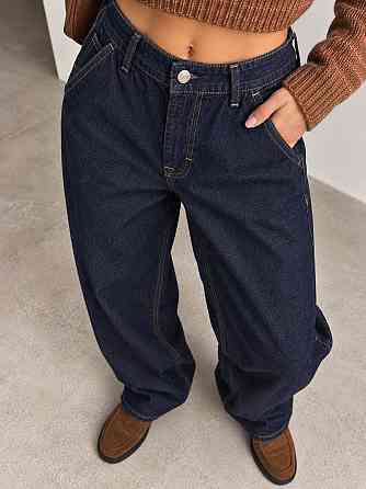 Джинси жіночі It’s Basic 2952-7W6-50 Skater Jeans банани неварені темно-сині, темно-синій, 34, 34, 72 см, 98 см Київ