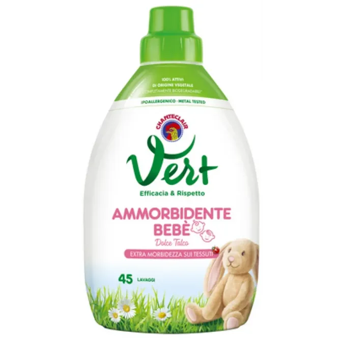 Концентрований кондиціонер для дитячої білизни ChanteClair Vert Ammorbidente Bebe, 900 мл, 45 прань Львів - фото 1