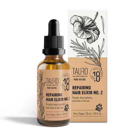 Tauro Pro Line Pure Nature Repairing Elixir No.2 Відновлювальний еліксир для шкіри та шерсті домашніх тварин, 30 мл Київ