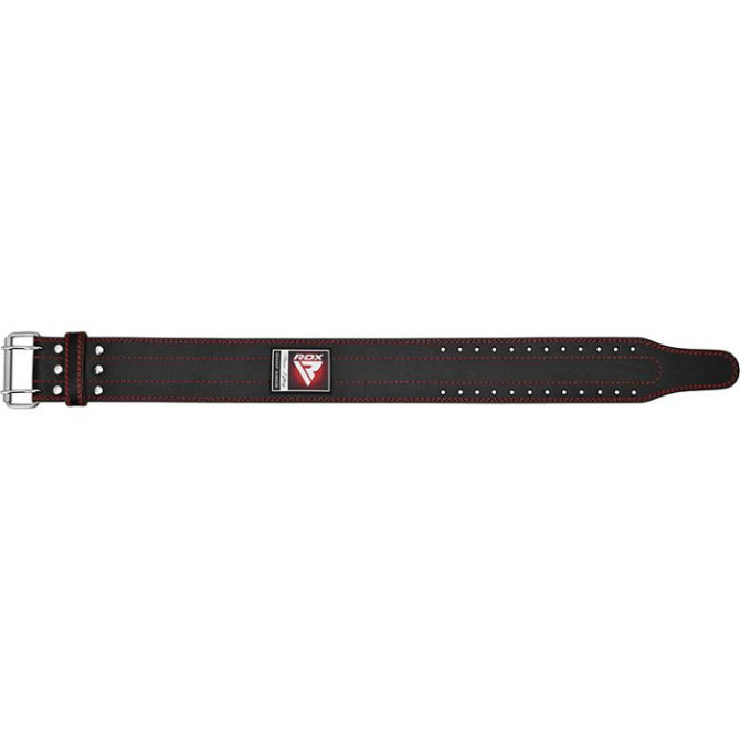 Пояс для важкої атлетики RDX Leather Black L Каменское - изображение 6