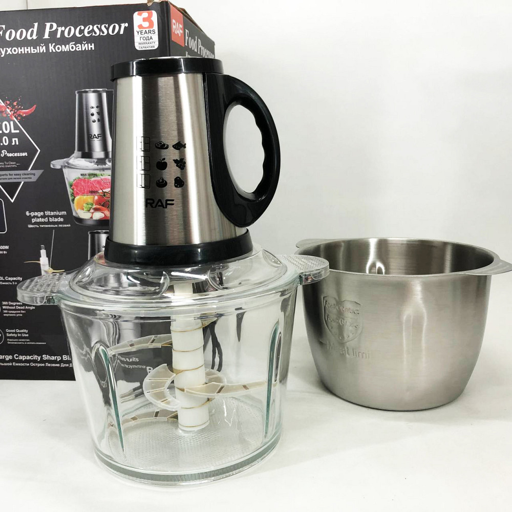 Блендер настільний електричний RAF, Блендер міксер з чашею для подрібнення міксер смузі UM-96 Івано-Франківськ - фото 9