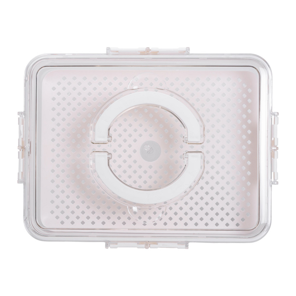 Контейнер для їжі з ручкою 31х24х7 см пластиковий харчовий контейнер 2.5 л HP-27-10 Коломия - фото 7