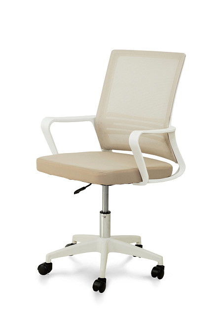 Стілець офісний Веб, бежевий/білий Київ - фото 1