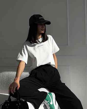 Женские базовые брюки палаццо костюмка Черный, 46/48 Одесса