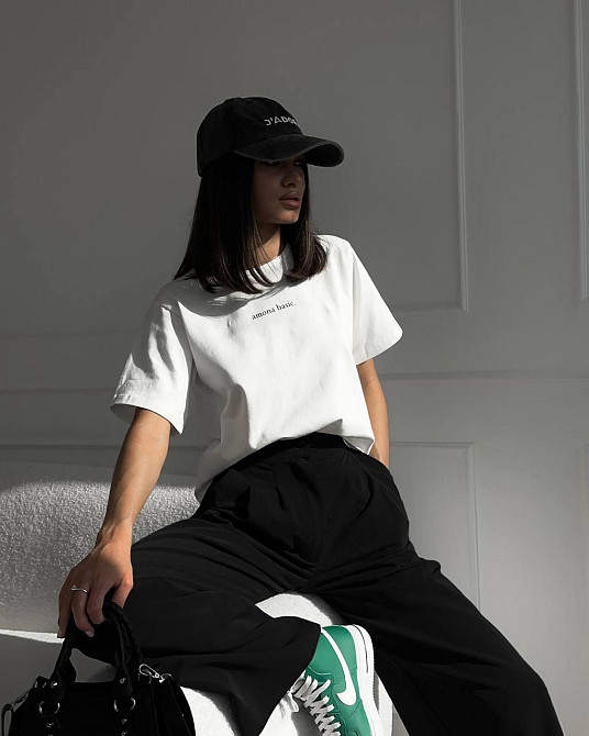 Женские базовые брюки палаццо костюмка Черный, 46/48 Одесса - изображение 2