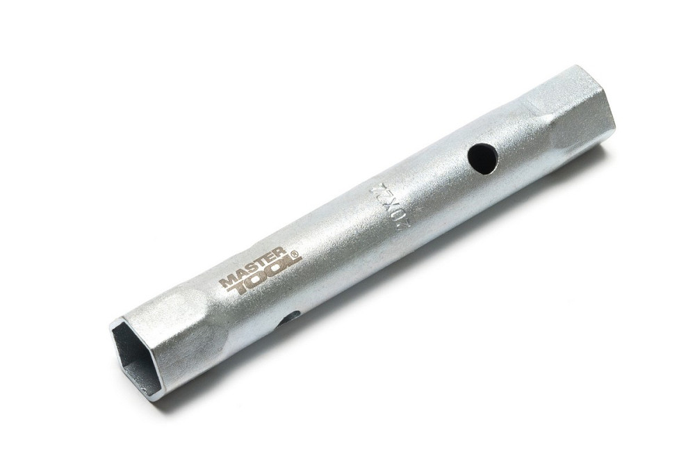 Ключ торцевий MASTERTOOL трубчастий 20×22 мм з отвором для воротка 73-2022 Коломия - фото 1