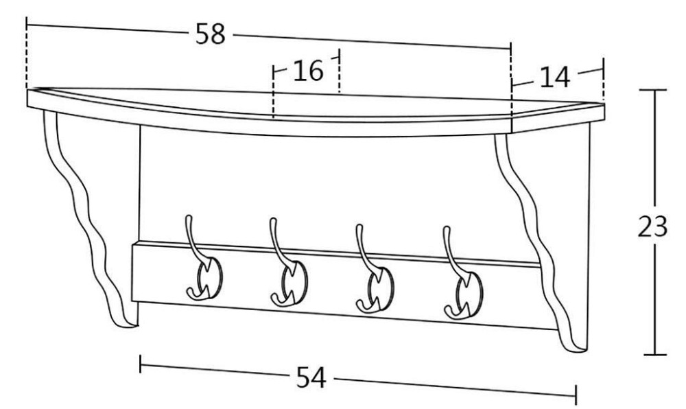 Вішалка для одягу "Тербон" мускат Миколаїв - фото 2