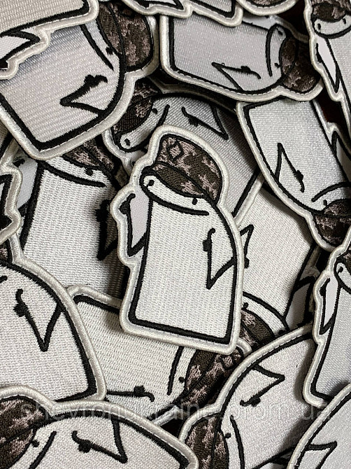 Шеврон флорк зсу (Форма контурна. На липучці) Розмір 8x6.3см Київ - фото 2