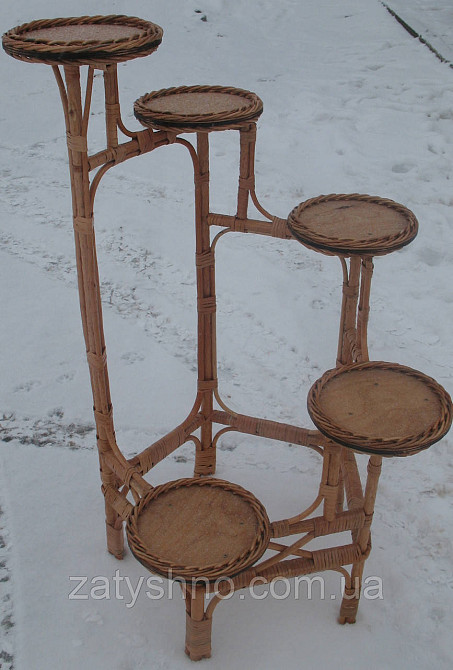 Этажерка плетеная на цветы Киев - изображение 2