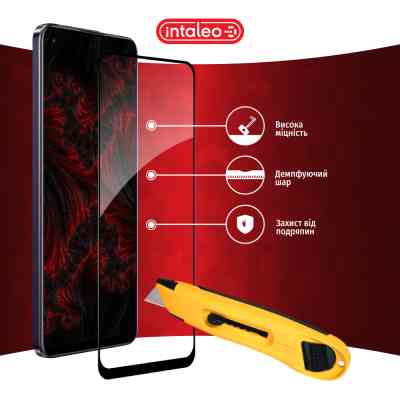 Стекло защитное Intaleo Full Glue Realme 11 4G Black (1283126581977) Винница