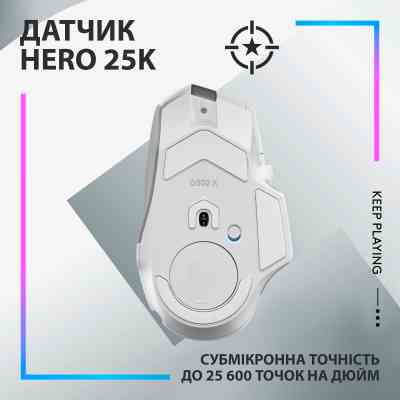 Мышка Logitech G502 X Plus Wireless White (910-006171) Винница