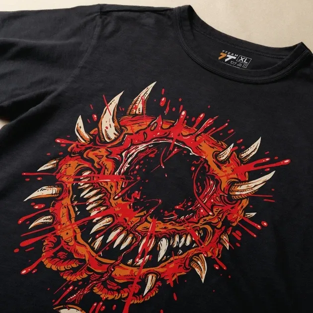 Футболка для підлітка хлопчика з принтом Doom Cacodemon Розмір 160 Anime10781 Дніпро - фото 4