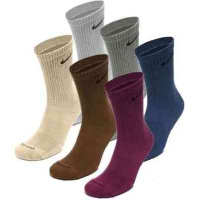 Носки Nike U NK ED PLS CSH CRW 6PR-132 SX6897-905 34-38 6 пар Білий/Сірий/Синій/Рожевий (196153841116) Винница