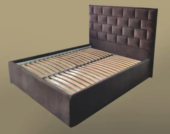 Кровать BNB Littorio Comfort 90 х 200 см Simple С подъемным механизмом и нишей для белья Коричневый Киев