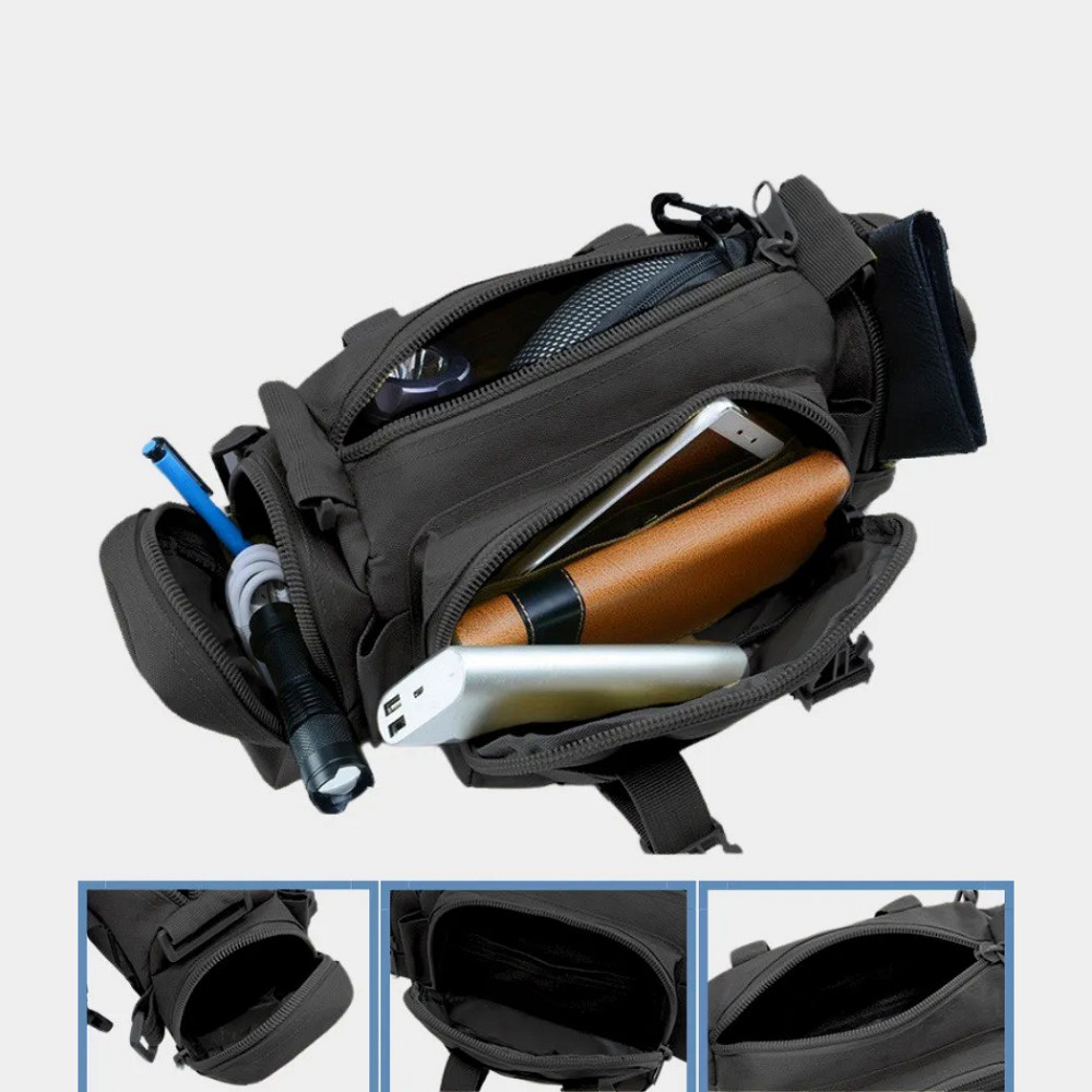 Чоловіча плечова сумка слінг, Сумки тактичні чоловічі використання, Чоловіча сумка кроссбоді VN-80 Львів - фото 11