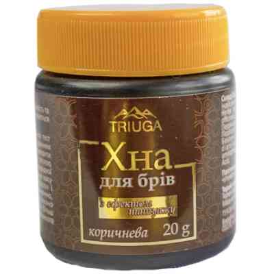 Хна Triuga Для брів з ефектом татуажу Коричнева 20 г (4820164640562) Вінниця