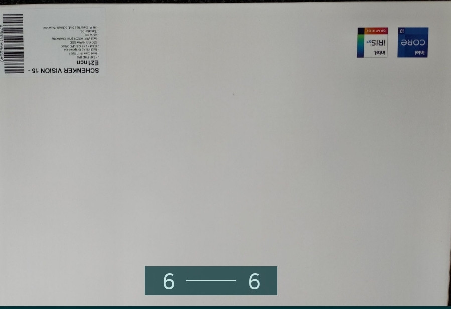 Ноутбук Schenker Vision 15 E21ncn Intel Core i7,RAM 16Gb. SSD 512Gb. Windows 10. Харків - фото 1