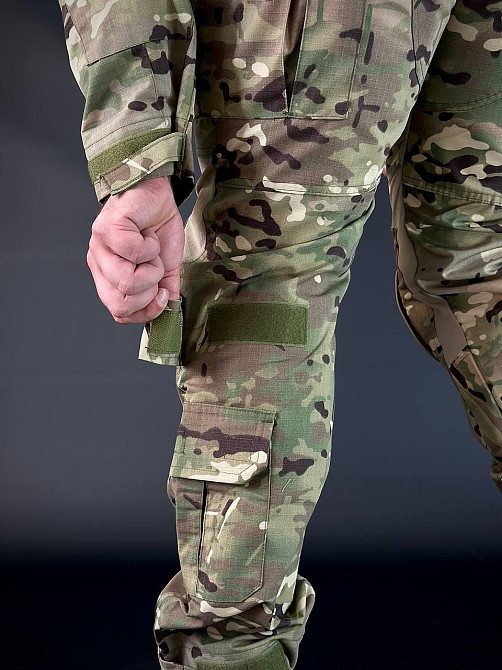 Тактичні чоловічі штурмові штаниG3 HAN-WILD мультикам з наколінниками , літні військові штани Львів - фото 8