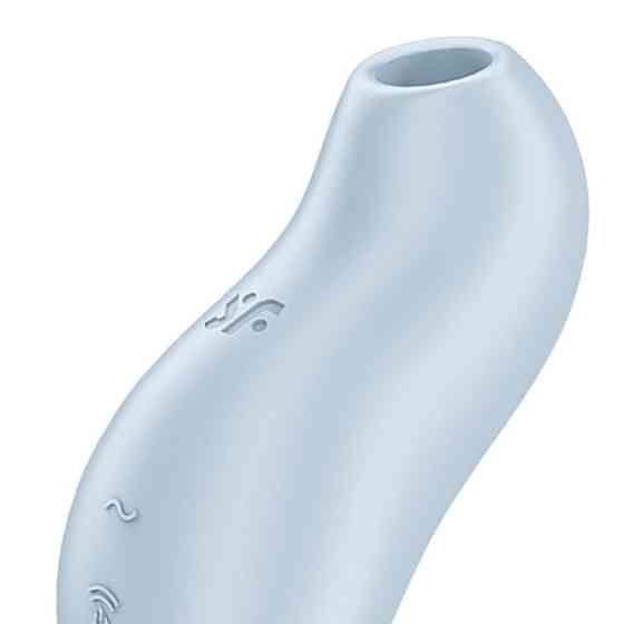 Вакуумный клиторальный стимулятор с вибрацией Satisfyer Pocket Pro 1 Blue Sex Aura Киев