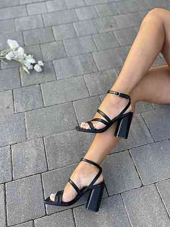 SANTINI Босоніжки жіночі SANTINI 957381-11 чорні (літо, шкіра натуральна) (5120) Коломия