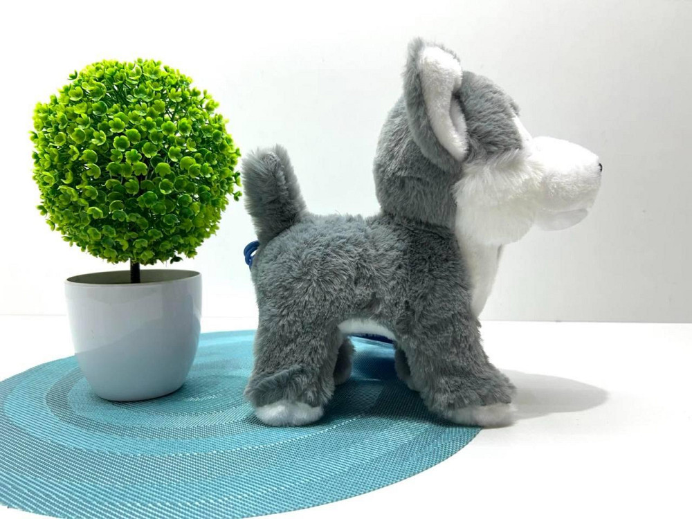 Собачка інтерактивна Хаскі пульт-повідець музика звук пісні ходить виляє хвостом 22см (M 6196 I UA Чернігів - фото 4