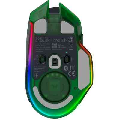 Мишка Razer Basilisk V3 Pro 35K Wireless/Bluetooth/USB Phantom Green (RZ01-05240300-R3G1) Вінниця