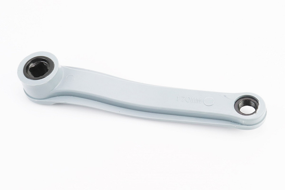 Шатун лівий "квадрат" 170мм MTB, сірий Киев - изображение 2