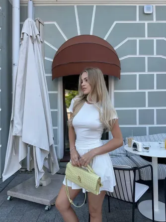 Жіночий літній костюм футболка та спідниця-шорти з преміальної віскози Одеса