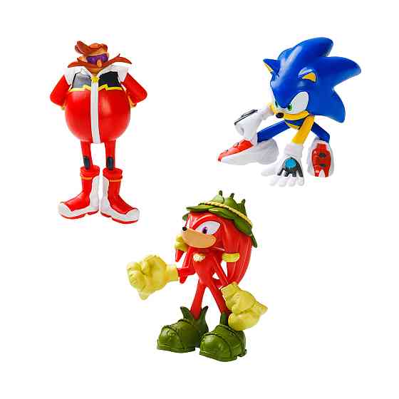 Набір ігрових фігурок Sonic Prime – Сонік, Наклз, Доктор Еґман Дніпро