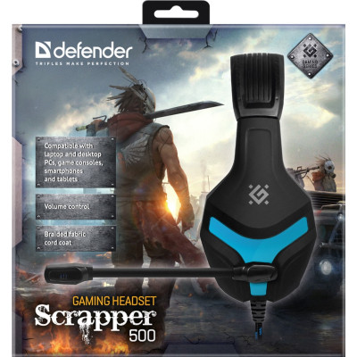 Навушники Defender Scrapper 500 Blue-Black (64501) Вінниця - фото 9