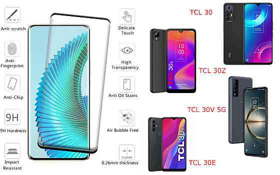 Захисне скло HyperGlass Pro для TCL 30, TCL 30Z, TCL 30V 5G, TCL 30E – максимальна чутливість та захист Київ