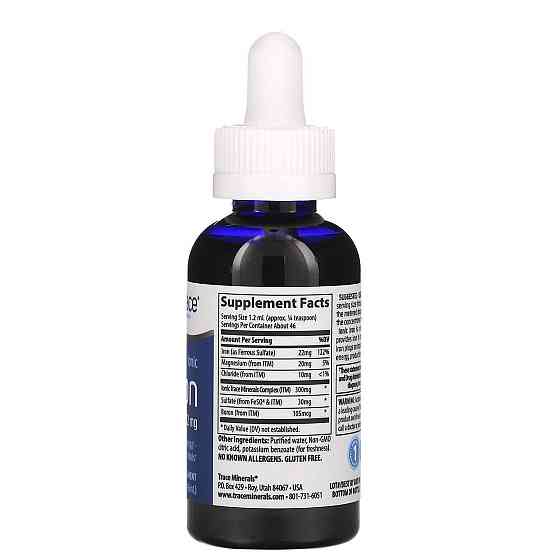 Ионное железо Trace Minerals Research Ionic Iron 22 мг 59 мл Киев