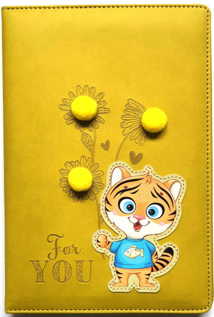 Блокнот дитячий А5/64 арк. "Bourgeois" чисті аркуші, шкірзам обкл, 9339, шт Київ - фото 1