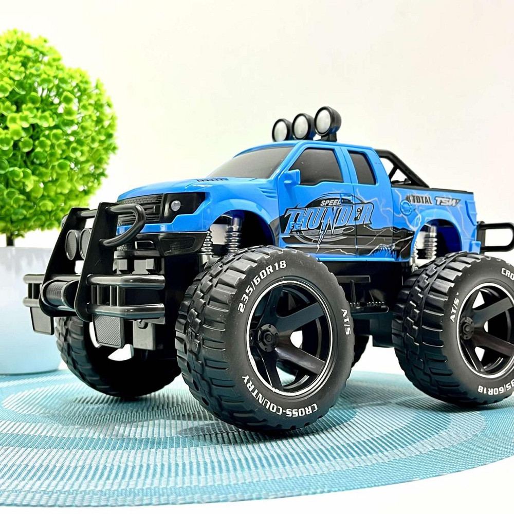 Машина Джип на радіокеруванні акумулятор USB зарядка світло 25 см Синя (Y14-7A) Чернігів - фото 7